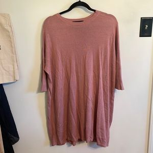 Blush 3/4 Sleeve F21 Sweater Dress